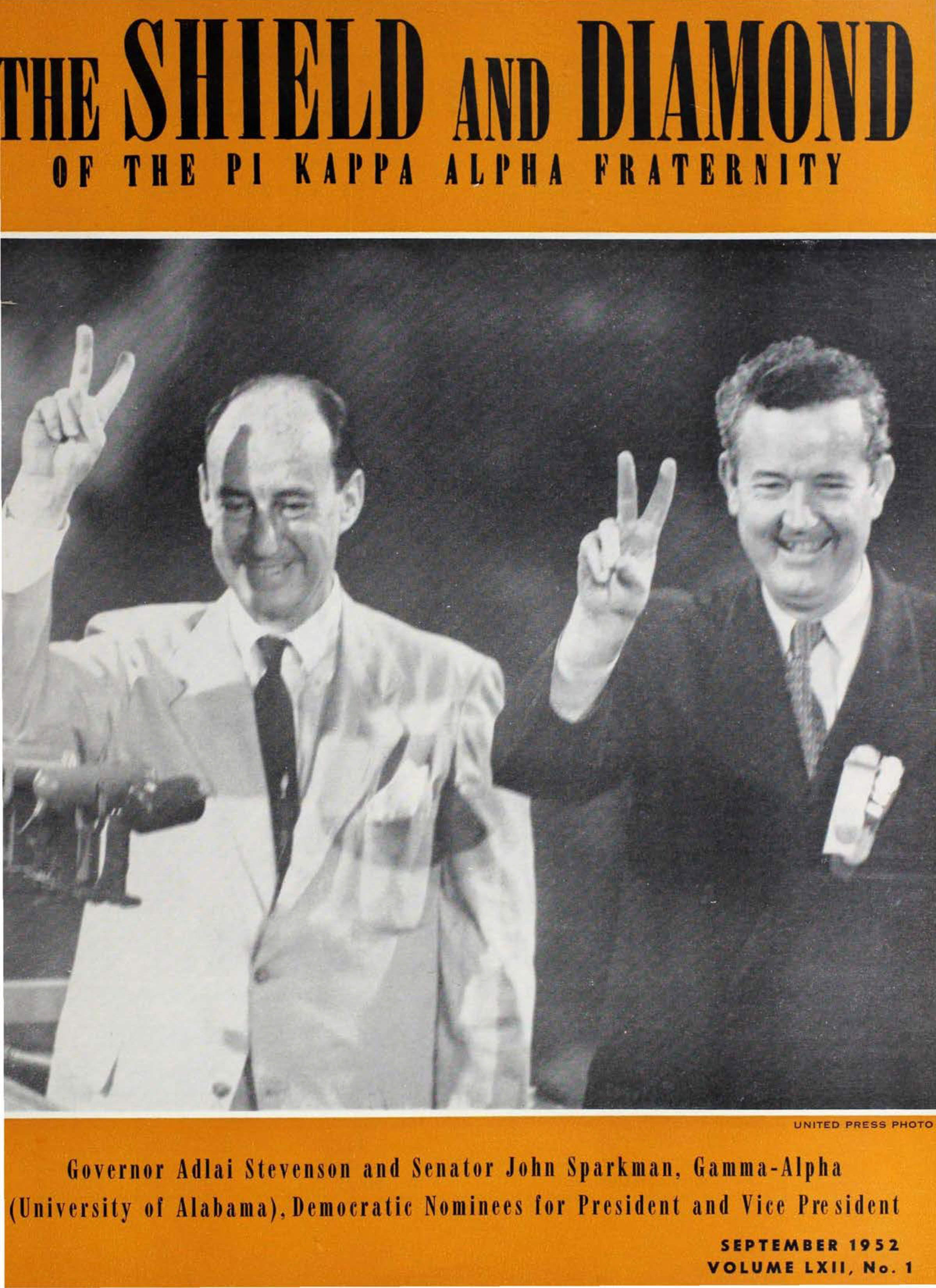 Shield and Diamond, Vol. 62, No. 1, September 1952